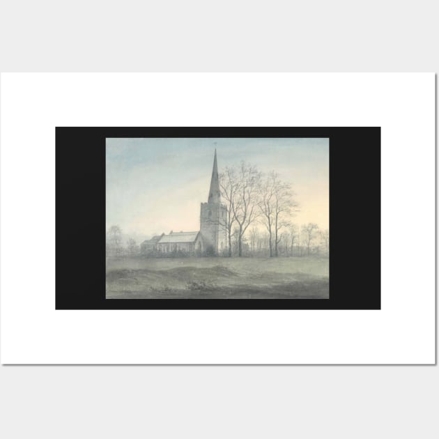 appleby magna church 1790 - John Glover Wall Art by Kollagio